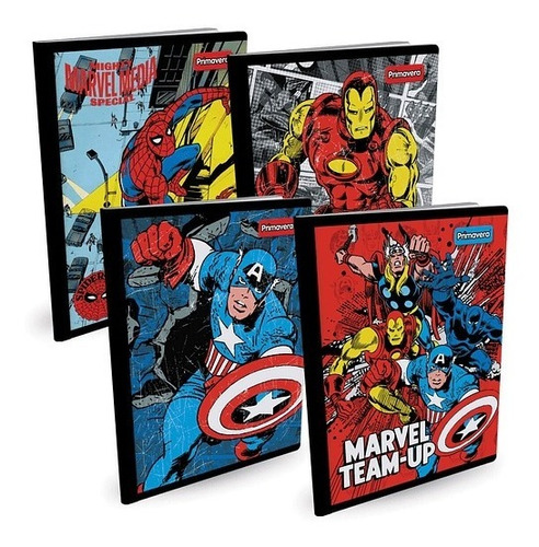 Cuaderno Marvel Comics X100 Cuadriculado