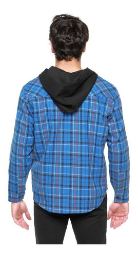 Imagen 3 de 7 de Camisa Vicus Hood Azul