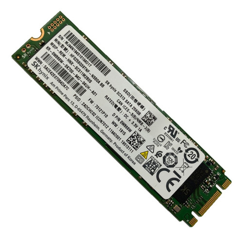 Disco Solido Sata M.2 Hynix. 256 Gb (Reacondicionado)