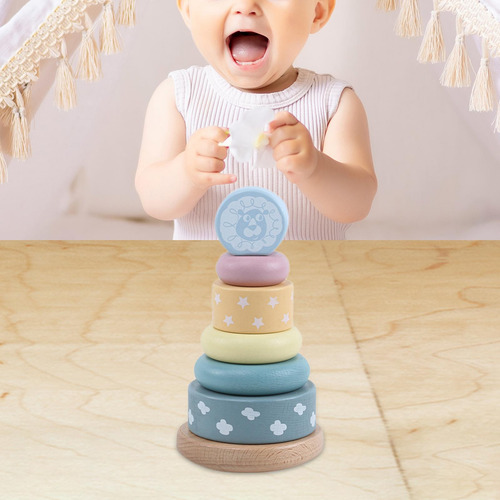 Brinquedo De Empilhamento Para Bebês, Brinquedos Sensoriais