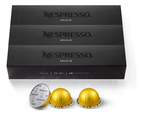 Cpsulas Nespresso Vertuoline, Solelio, Caf Tostado Suave, 10