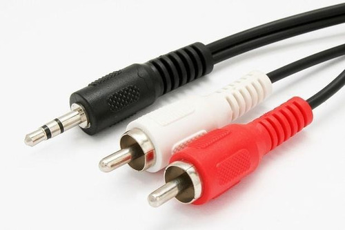 Cabo P2 X 2 Rca Audio Auxiliar Som Estereo 1,5 Metros