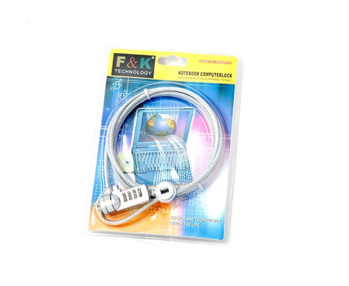 Candado Gen Nl-02 Seguridad Para Notebook Con Llave