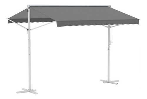 Toldo Autosoportado Retractil 3x3mt Gris