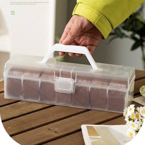 Portátil, Recipiente Para Pastel, Caja De Embalaje Para