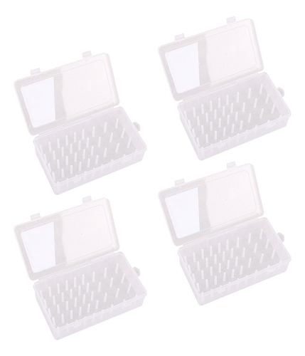 Caja De Hilo Contenedor De Almacenamiento Transparente