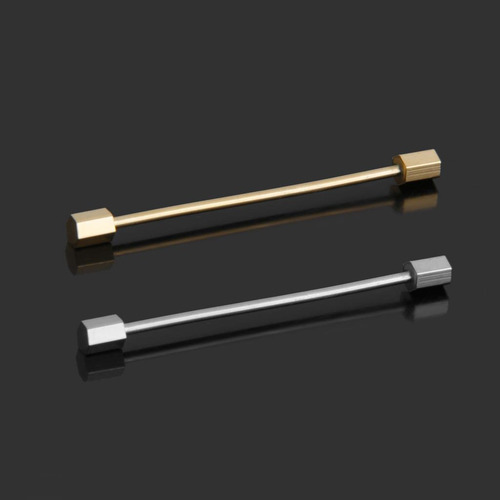 S. Clip De Alfiler Para Corbata Plata Hexágono