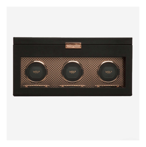 Axis Triple Watch Winder With Storage