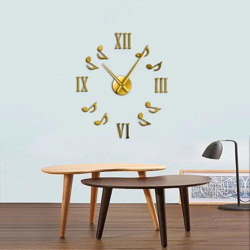 Reloj De Pared 3d Grande Romanos Música