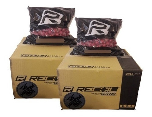 2 Cajas Recoil Armour 4000 Paintballs Gotcha Marcadora Xt C