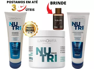 Kit Hidratação E Nutrição Mega Profunda - Banho De Chuveiro