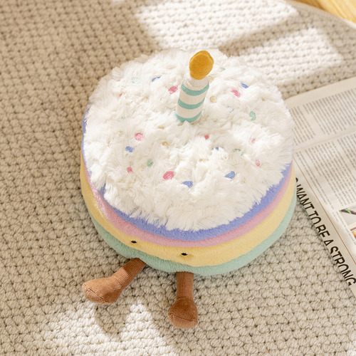 26 Cm, 320 G, Cojín De Peluche Con Forma De Arcoíris, Tarta,