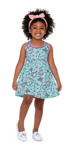 Vestido Infantil Regata For Fun  Fakini 02157 - Tam 1 2 3