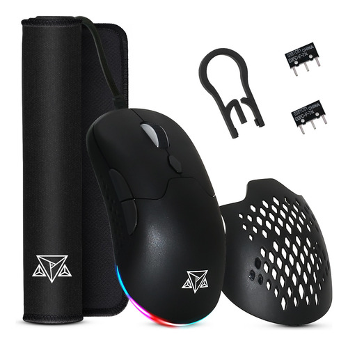 Mouse Gamer Rgb Gladius Switch Hotswap Mousepad Case Colmeia