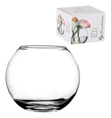 Jarrón redondo de cristal para acuario y terrario, 750 ml, decoración