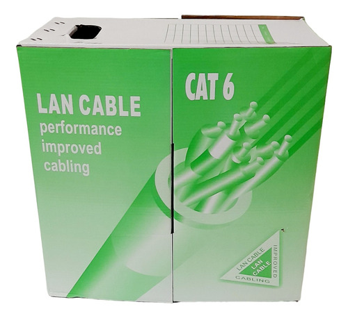 Cable Utp Cat6 70-30 Con Aleacion  De Aluminio  305mt