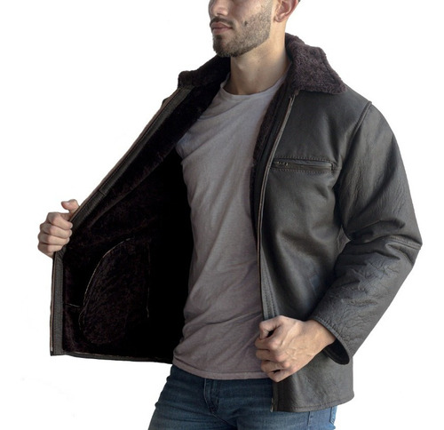 Campera De Cuero De Oveja 100% Legitimo De Hombre - Art: K50