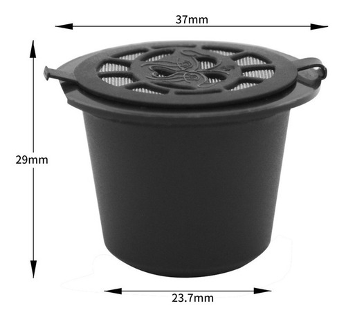 3x Capsula Café Reutilizables Recargables Nespresso
