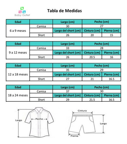 Conjunto Para Bebé Niño Camisa Estampada Y Pantalón Corto Café 9-12 M