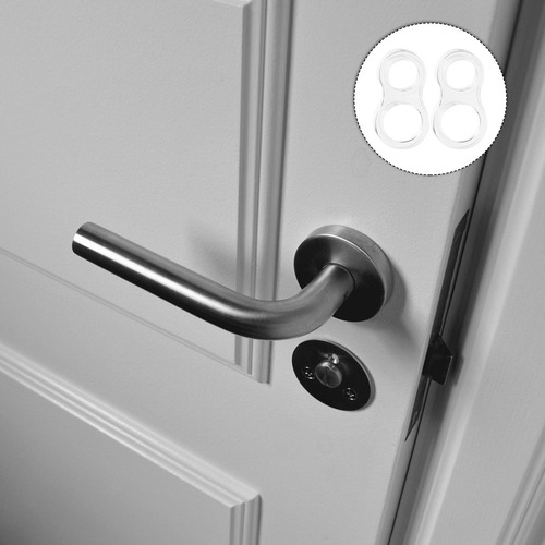 10 Unidades De Topes De Puerta Transparentes Para Topes De P