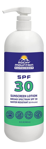 Rocky Mountain Sunscreen Locin Spf 30 | Apto Para Arrecifes