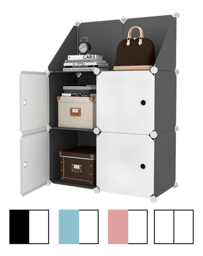 Utilisimo Cubos Repisa Organizador Modular Plástico Estante Color Gris