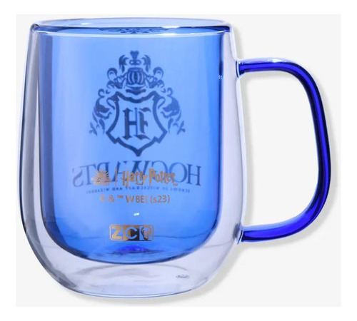 Caneca Vidro Café Hogwarts Harry Potter 300ml