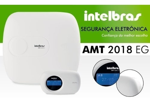 Central Alarme Amt 2018 Eg (gsm2chip) Monitorada Intelbras