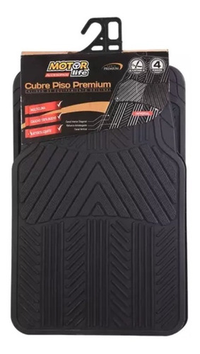 Cubre Piso Autos Premium Set De 4 Piezas Motorlife // Ecban