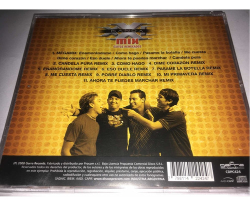 Banda Xxi Éxitos Remixados Cd Nuevo Original Cerrado