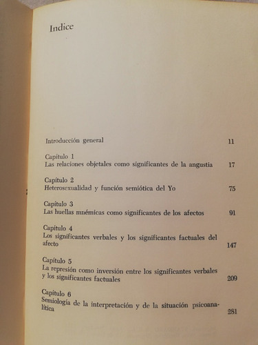 Semiologia Psicoanalitica, M Gear/ E Liendo, Nueva Vision (Usado)