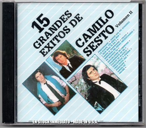 Cd *** Camilo Sesto *** 15 Grandes Éxitos *** Orig Imp Nuevo