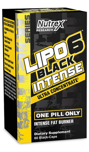 Lipo 6 Black Intense Nutrex 60 Caps. ( Ojo Copias) Usa !