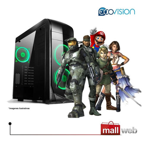Pc Armada Completa Amd A6-7480 3.8ghz Ssd 120gb 4gb Win 10