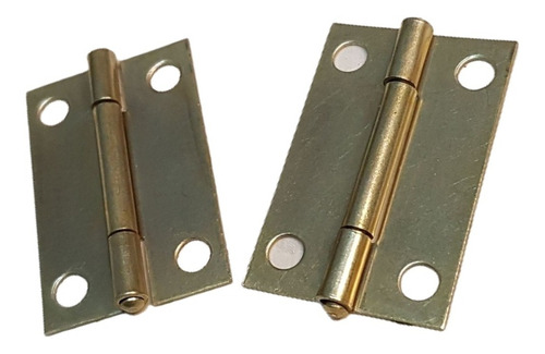 10 Cajas X 24 Bisagras Tipo Libro 5005 Bronc 1 1-2 Pul. 38mm