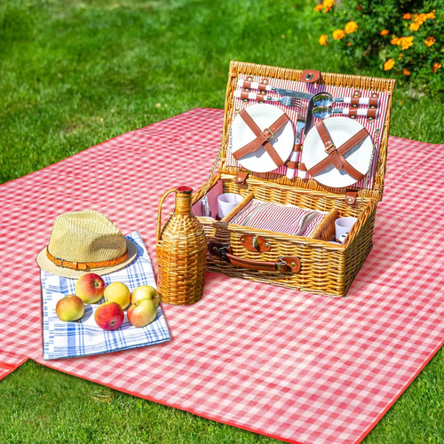Tapete De Picnic Impermeable Acampar Playa Manta 180x180cm