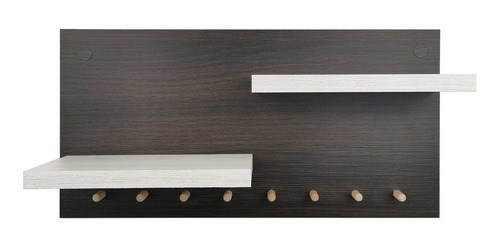 Imagen 2 de 10 de Perchero Organizador Porta Llaves De Pared Melamina Moderno