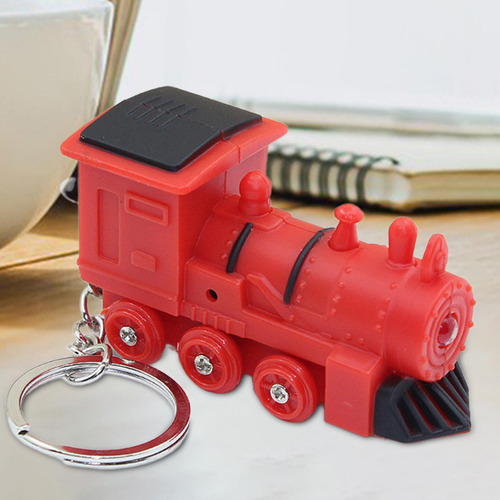 5 Llavero Led Mini Tren Charm Light Llavero Tren Pequeño