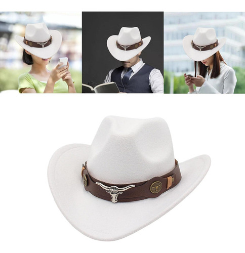 Sombrero De Vaquero Occidental, Accesorio For Fotos De Sol