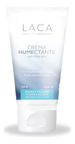 Crema Humectante Con Aloe Vera 140gr Laca 