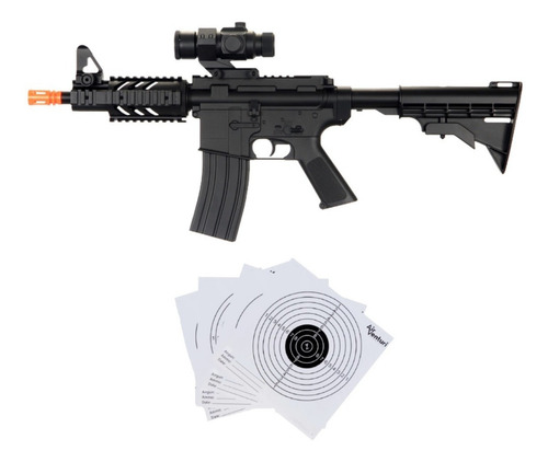 Rifle M4 Airsoft Eléctrico Negro Bbs 6mm D2806 Xtreme C