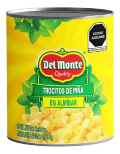 Piña En Trocitos En Almíbar Del Monte 3kg