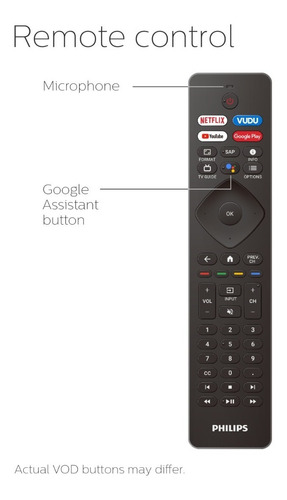 Imagen 3 de 4 de Tv Philips 55 4k Ultra Hd (2160p) Android Tv