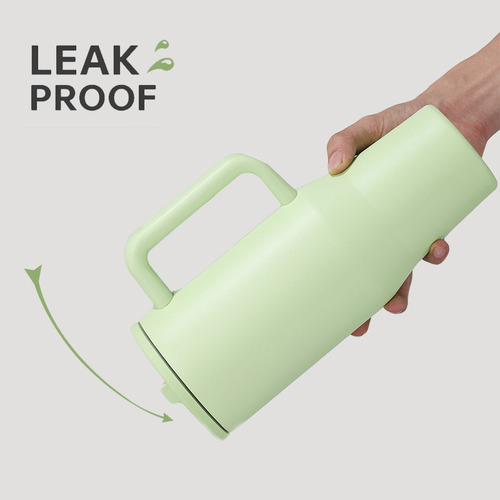 Taza Termo De Pajita Plegable A Prueba De Fugas A La Moda
