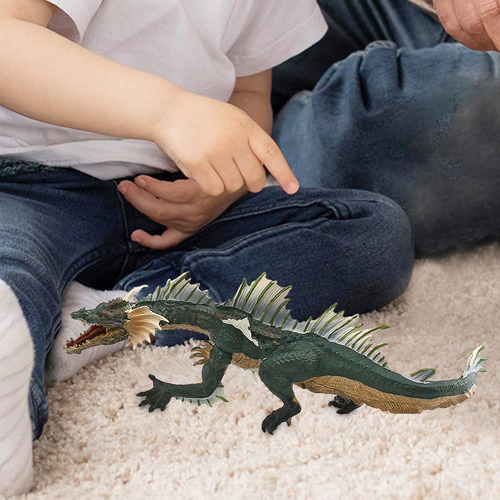 Figura De Acción De Dinosaurio, Juguete De Dinosaurio Verde