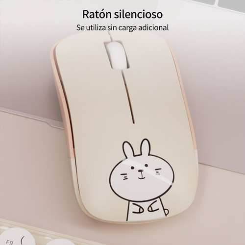 Juego De Teclado Y Ratón Mofii Idp En Té Con Leche