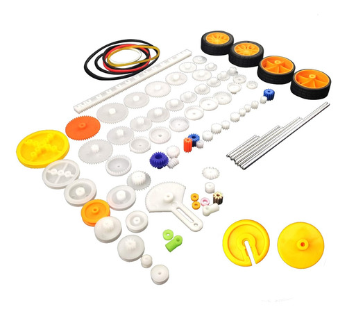 Eudax 82 Pcs Plastic Gear Package Kit Diy Gear Assortment...