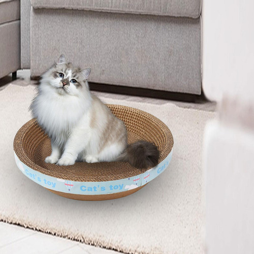 Almohadilla Para Rascar Para Gatos, Cama De Nido Circular, S