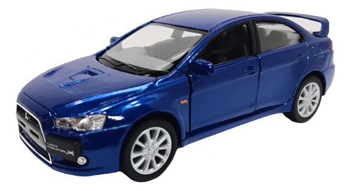 Mitsubishi Lancer Evo X 2008 Nuevo Sin Caja Az Kinsmart 1/32 Azul