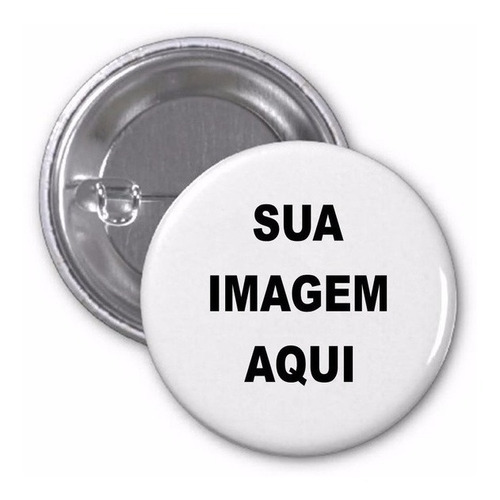 Button Alfinete (200 Unidades) 38mm
